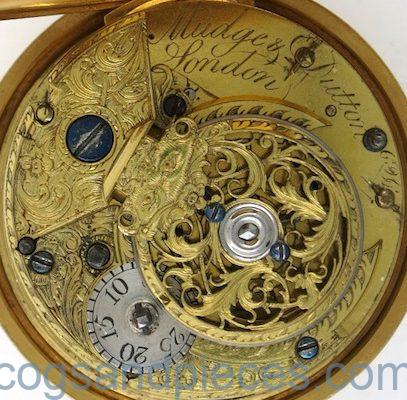 Pocket watch by Thomas Mudge