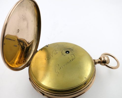 Gold repeating pocket watch