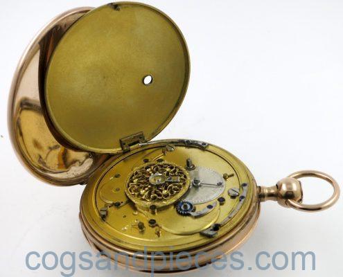Gold repeating pocket watch