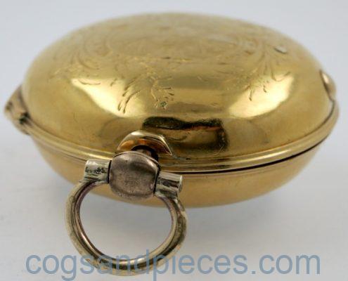 Gold cased verge made for Thomas Dolben