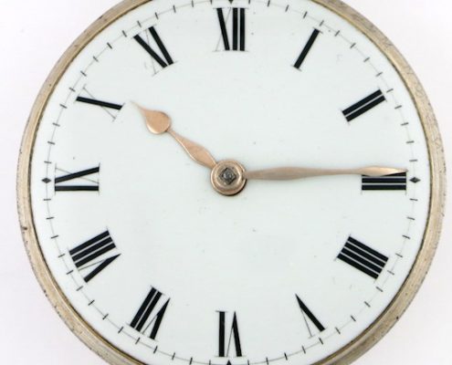 Cylinder pocket watch by Thomas Wright