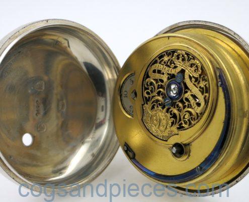 Cylinder pocket watch by Thomas Wright