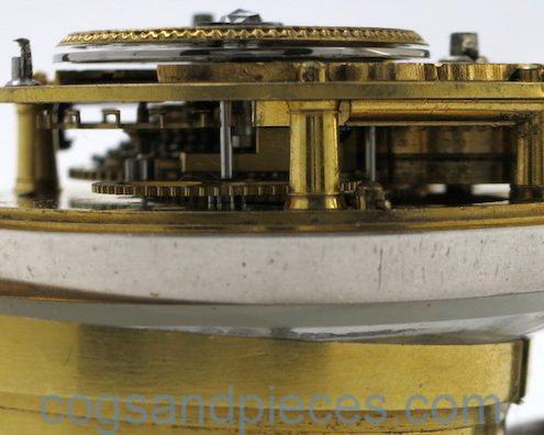 Cylinder pocket watch by Thomas Wright
