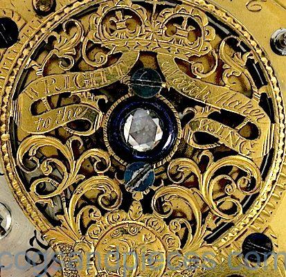 Cylinder pocket watch by Thomas Wright