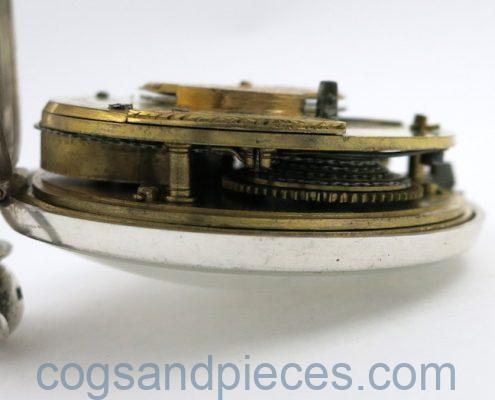 Irish silver pair cased verge by Dalrymple, Dublin