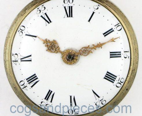 Silver repousse pocket watch