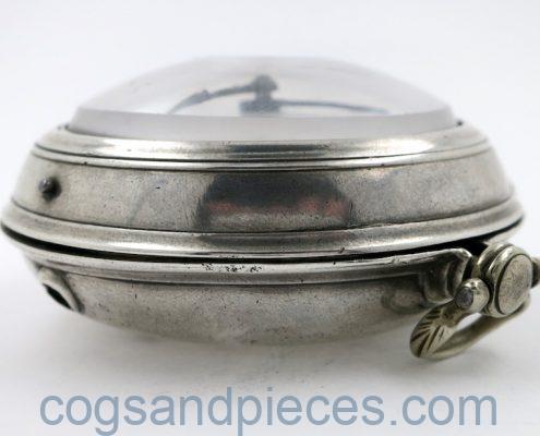 Silver verge pocket watch by Finch, Halifax