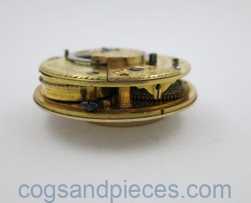 Gold verge pocket watch Brown Wilkinson