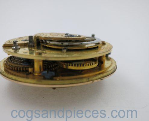 Gold verge pocket watch Brown Wilkinson
