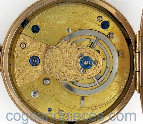Gold verge pocket watch Brown Wilkinson