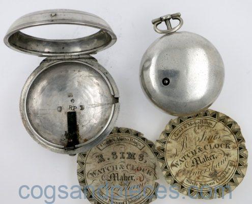 Calendar verge pocket watch by Ovingham