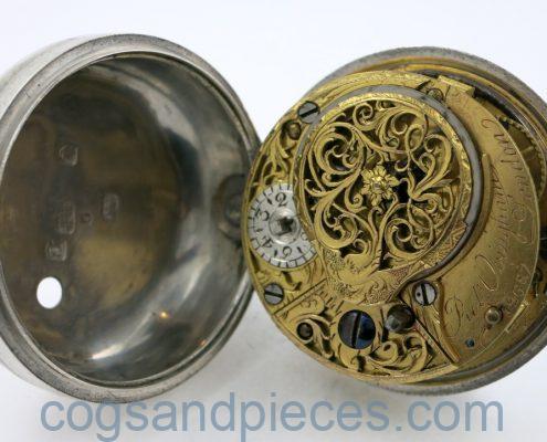 Calendar verge pocket watch by Ovingham