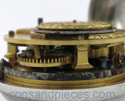 Calendar verge pocket watch by Ovingham