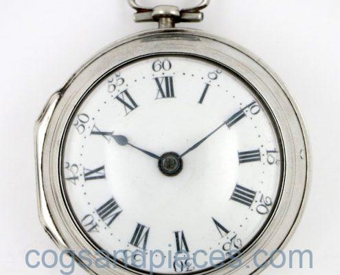 Silver antique pocket watch - Arnold, London