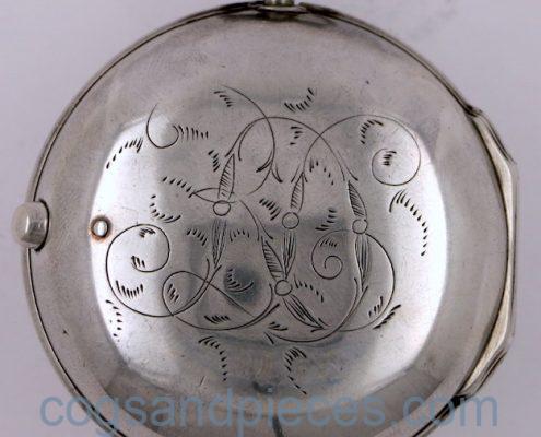 Silver antique pocket watch - Arnold, London