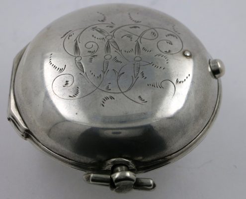 Silver antique pocket watch - Arnold, London