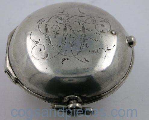 Silver antique pocket watch - Arnold, London