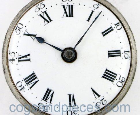 Silver antique pocket watch - Arnold, London