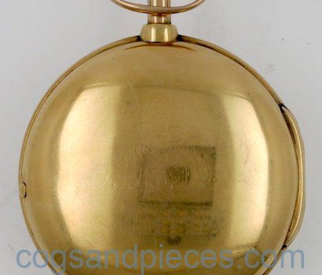 Gold pocket watch by Green & Ward, London