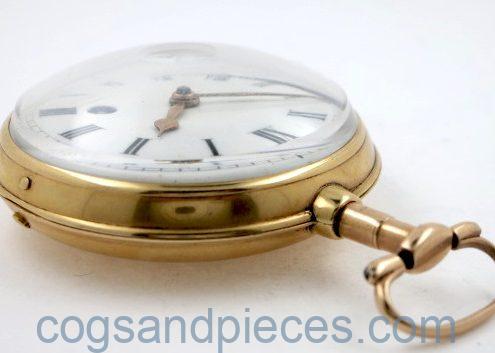 Gold pocket watch by Green & Ward, London