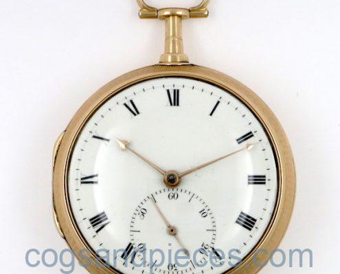 Barwise, gold duplex watch