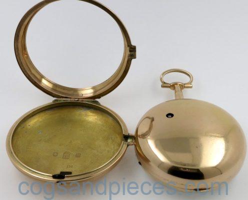 Barwise, gold duplex watch