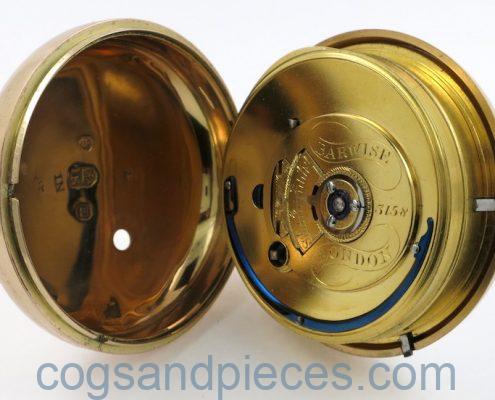 Barwise, gold duplex watch