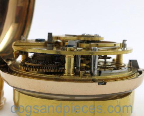 Barwise, gold duplex watch