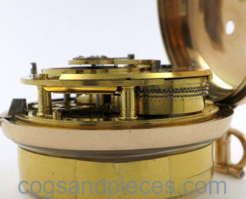 Barwise, gold duplex watch