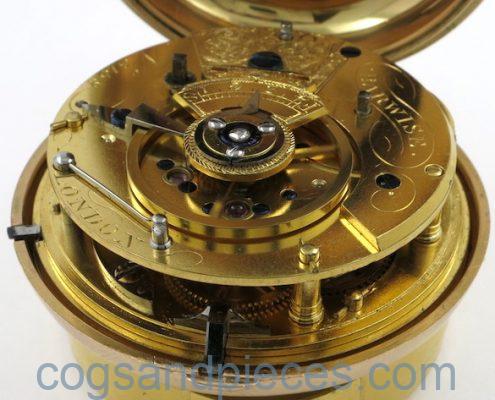 Barwise, gold duplex watch