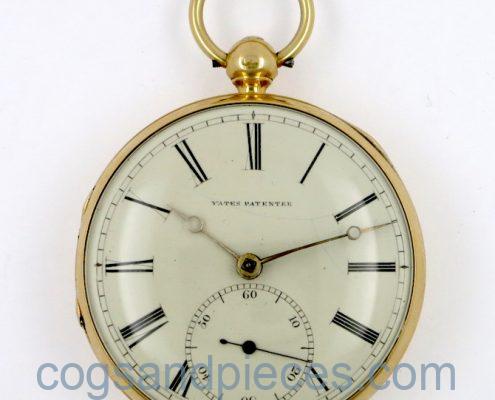 Thomas Yates slow beat gold lever
