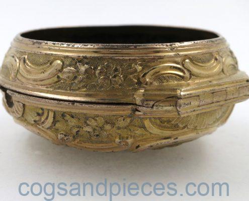 Repousse Pocket Watch Case