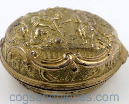 Repousse Pocket Watch Case