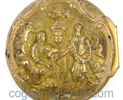 Repousse Pocket Watch Case