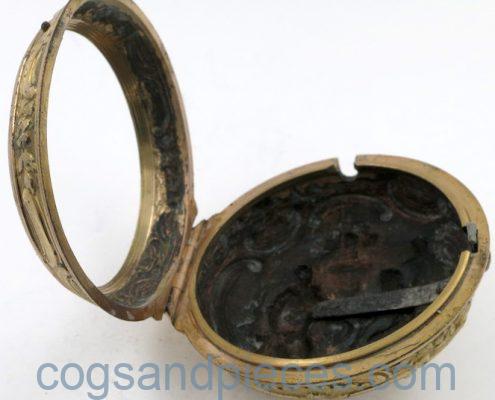 Repousse Pocket Watch Case