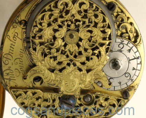 Gold repousse cased verge Andrew Dunlop
