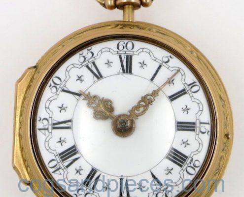 Gold pair cased verge by Rayment, London