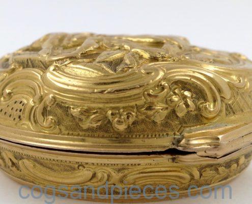 Gold pair cased verge by Rayment, London