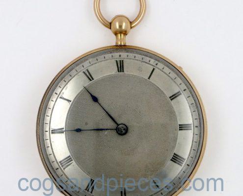 Gold cased cylinder, quarter repeating