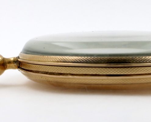 Gold cased cylinder, quarter repeating