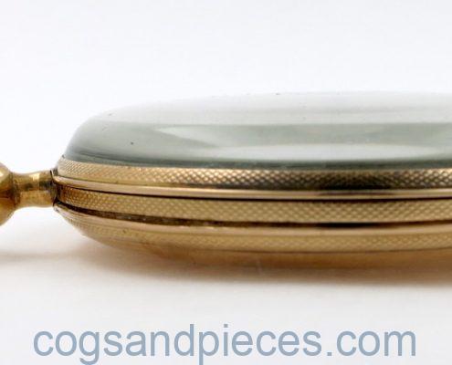 Gold cased cylinder, quarter repeating