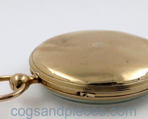 Gold cased cylinder, quarter repeating