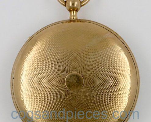 Gold cased cylinder, quarter repeating