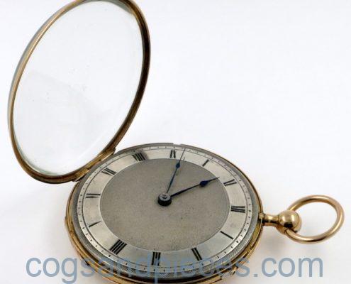 Gold cased cylinder, quarter repeating