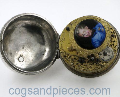 Enamel Portrait Balance Cock