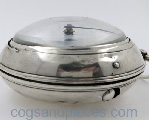Irish verge pocket watch by Hubert, Dublin