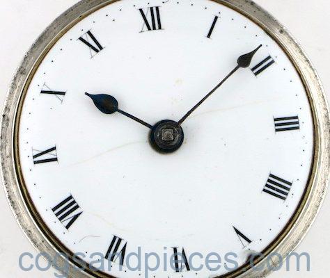 Irish verge pocket watch by Hubert, Dublin