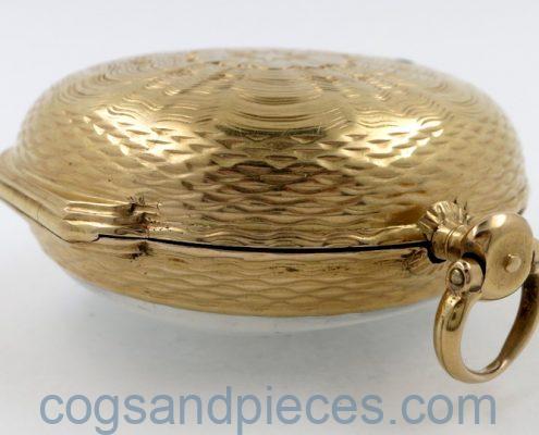 Gold cased verge by Le Roy, Paris