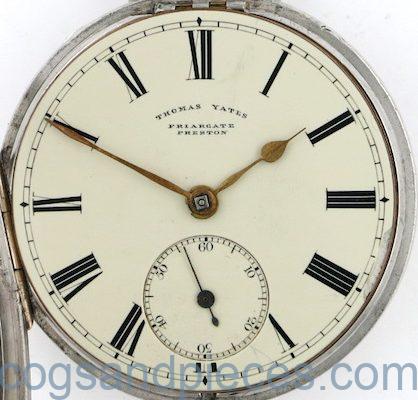 Thomas Yates slow beat pocket watch