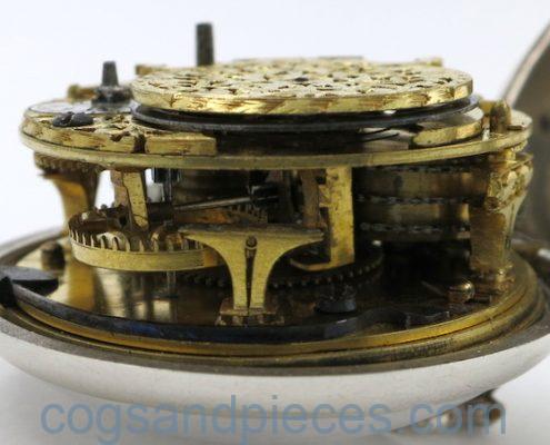 Early champleve dial, by Perry, London
